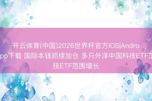 开云体育(中国)2026世界杯官方IOS|Android手机app下载 国际本钱抓续加仓 多只外洋中国科技ETF范围增长
