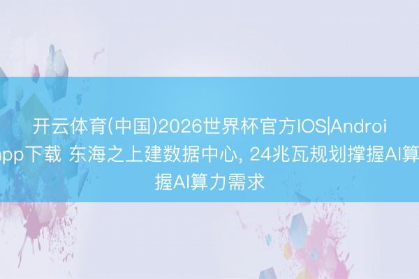 开云体育(中国)2026世界杯官方IOS|Android手机app下载 东海之上建数据中心， 24兆瓦规划撑握AI算力需求